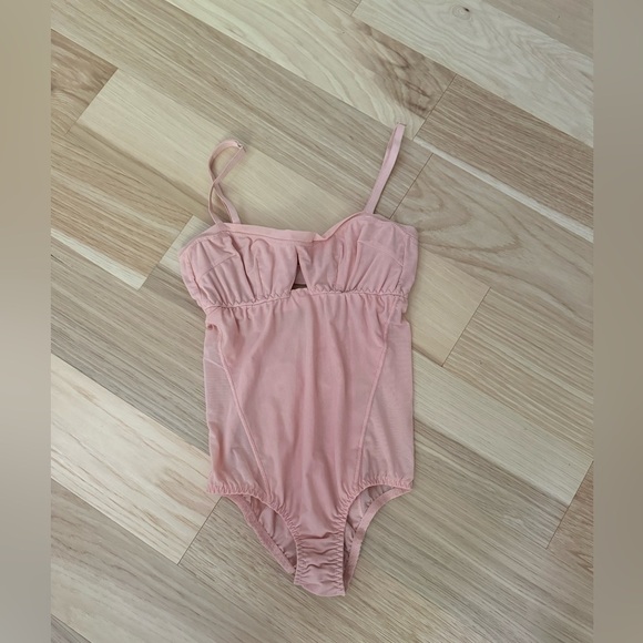 NWT Free People We Are HAH Women's Under The Wire Bodysuit Copper Rose Pink XS - Picture 4 of 11
